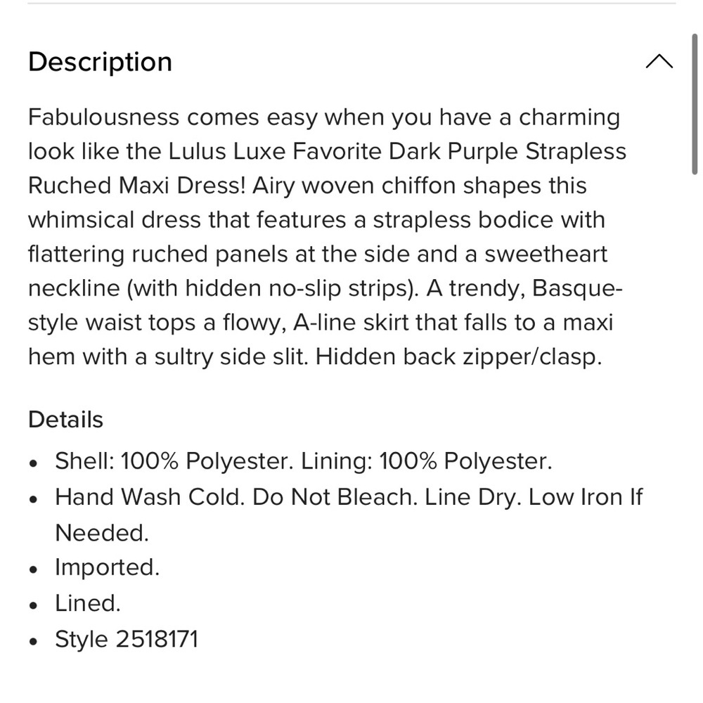 Lulus Luxe Favorite Dark Purple Strapless Ruched Maxi Dress - Picture 6 of 8